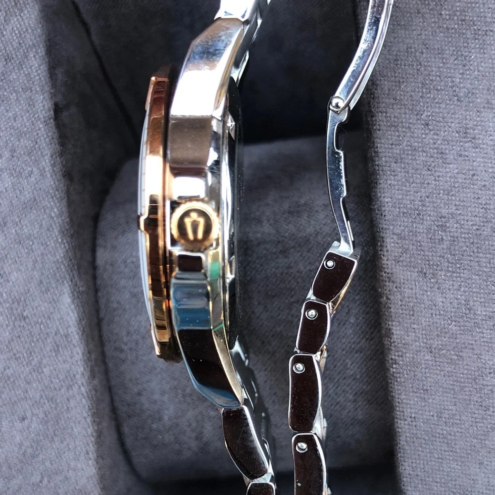 Bulova Two-Tone White Dial Women’s Watch with Gold Accents New Never Worn